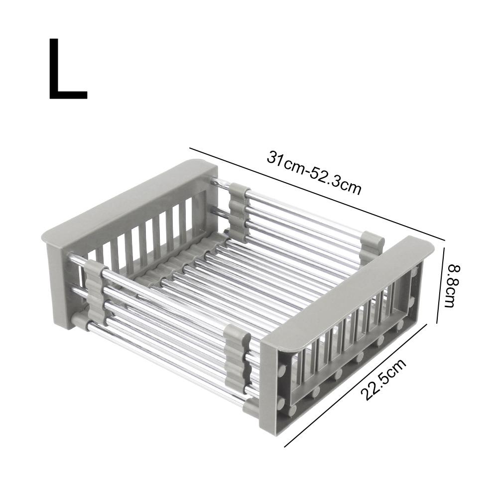

Регулируемые сушилки для посуды, корзина для сушки, сушилка для посуды, органайзер для кухни из нержавеющей стали, телескопическая стойка для хранения над раковиной
