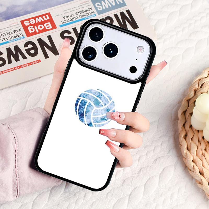 I love Volleyball Phone Case For IPhone 17 16e 15 14 13 12 11 Pro Max Air Mini Soft Protective Cover