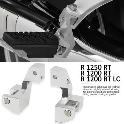 Neu Für BMW R1250RT R1200RT 2005 - 2013 R1200RT LC 2014 - Fahrer-Fußrasten Motorrad-Fußrasten Tieferlegungssatz R 1250 RT R 1200 RT