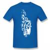 Cool Saxofoon Verjaardag Grappig Unisex Grafisch Vintage Cool Katoen Korte Mouw T-shirts O-hals Harajuku T-shirt