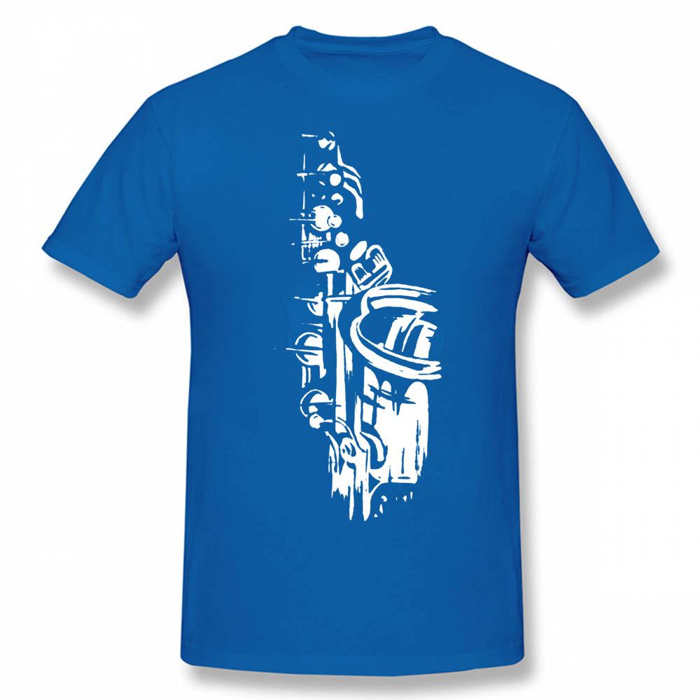 Cool Saxofoon Verjaardag Grappig Unisex Grafisch Vintage Cool Katoen Korte Mouw T-shirts O-hals Harajuku T-shirt