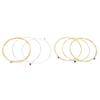 2Sets Brass Material Acoustic Guitar Strings Golden And Silver Guitar Strings  For Acoustic Guitar
