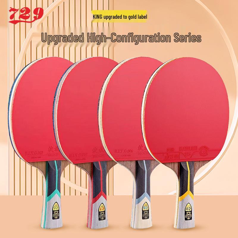 Genuine 729 Table Tennis Racket 123456789 - Beginner To Pro Level