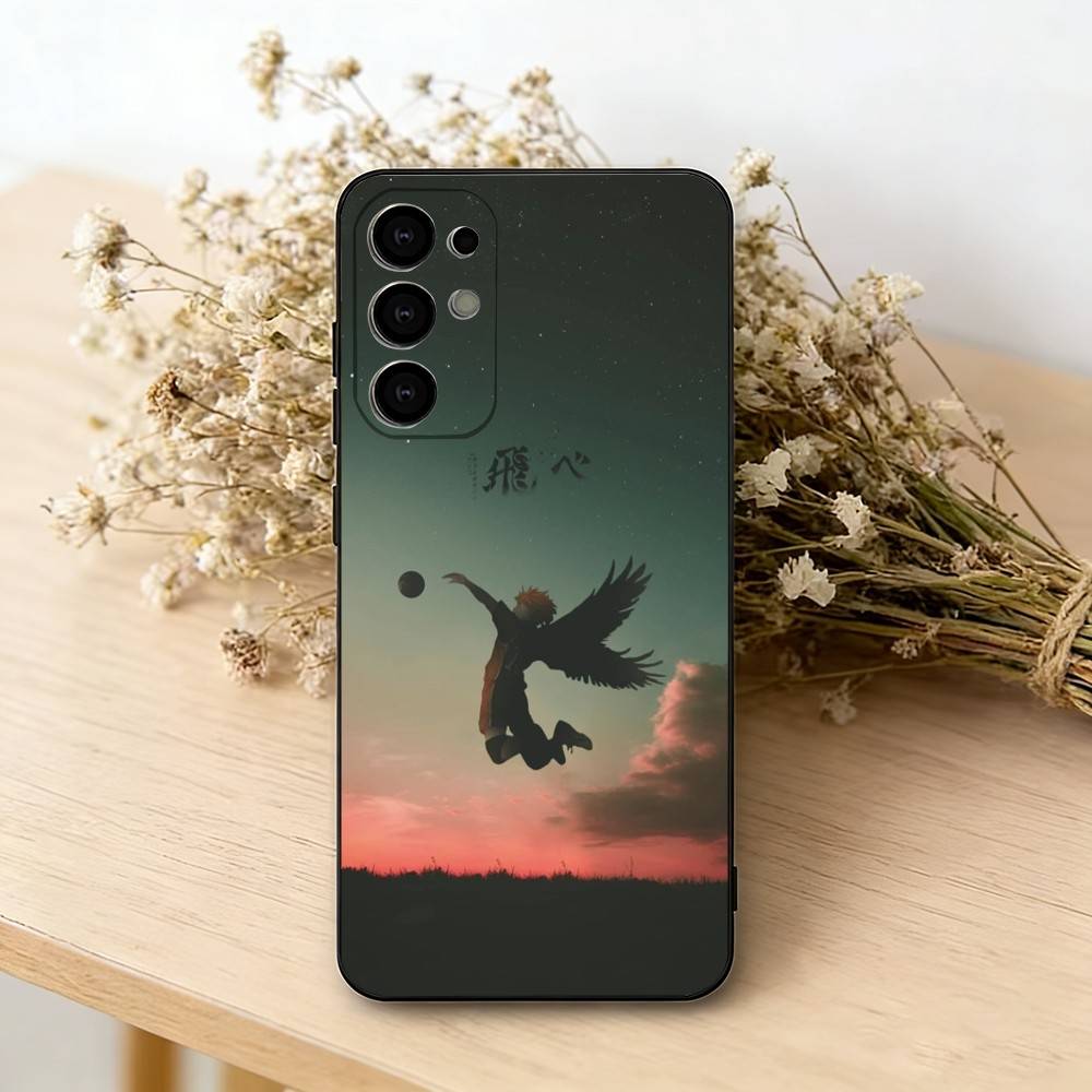 

H-Haikyuu Anime Phone Case Black Silicone Soft For Samsung S25,S24,S21,S22,S23,S30,Ultra,S20,Plus,Fe,Lite Samsung S20fe