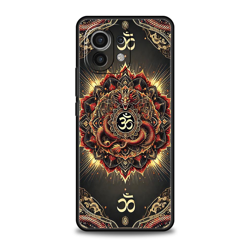 Indian Pattern Mandala Phone Case Cover for Xiaomi Mi 15 14 13 12 11 Ultra 14T 13T 12T 11T 10T Pro Lite 5G Shockproof Soft TPU