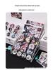 Acrylic Badge Display Stand with Transparent Tiered Shelves for Desktop Badge Storage
