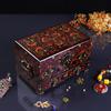 Vintage Chinese Lacquer Jewelry Box Han Pattern Classical Wooden Gift Box Luxury Storage