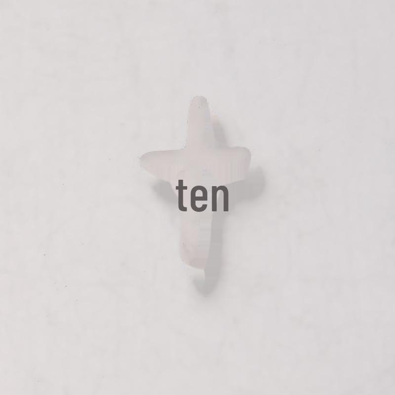 Sleek Stainless Steel Cross Pendant Necklace with Hole Bead