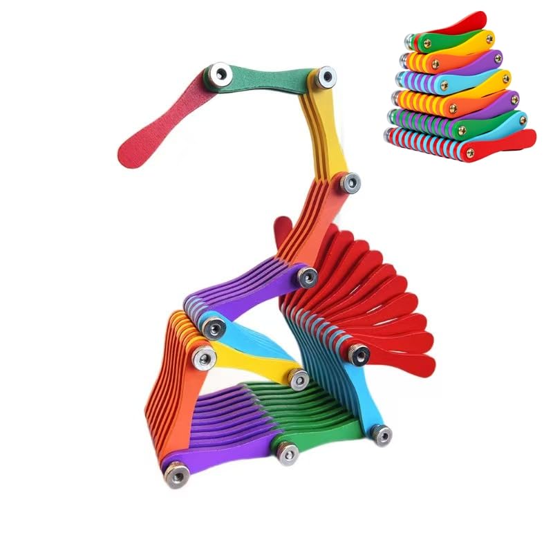 

CCVSS Multi-Fold Origami Creatures - Moving Origami Educational Toy, Brain Training Puzzle for Parents and Children (One of two colors will be sent