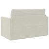 Cream Sleeper Sofa 124 X 71 X 78 Cm Velvet