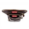Men Vintage Crocodile Grain Top Grain Genuine Leather Motorcycle Thigh Leg Bag Multifunctional Waist Hip Fanny Pack For Riding