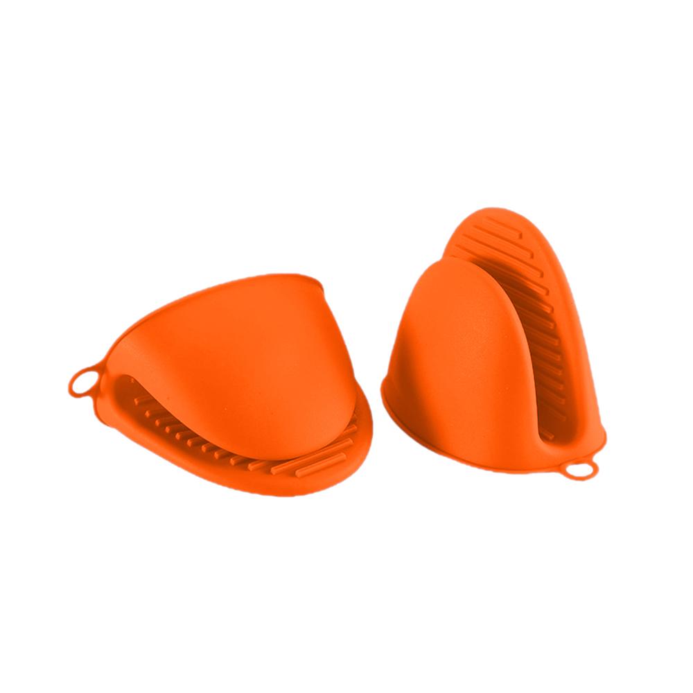 1piece Soft Silicone Heat Resistant Anti-Scald Gloves Pinch Grips Thick Oven Mitts Kitchen Cookin Tool Hand Clip