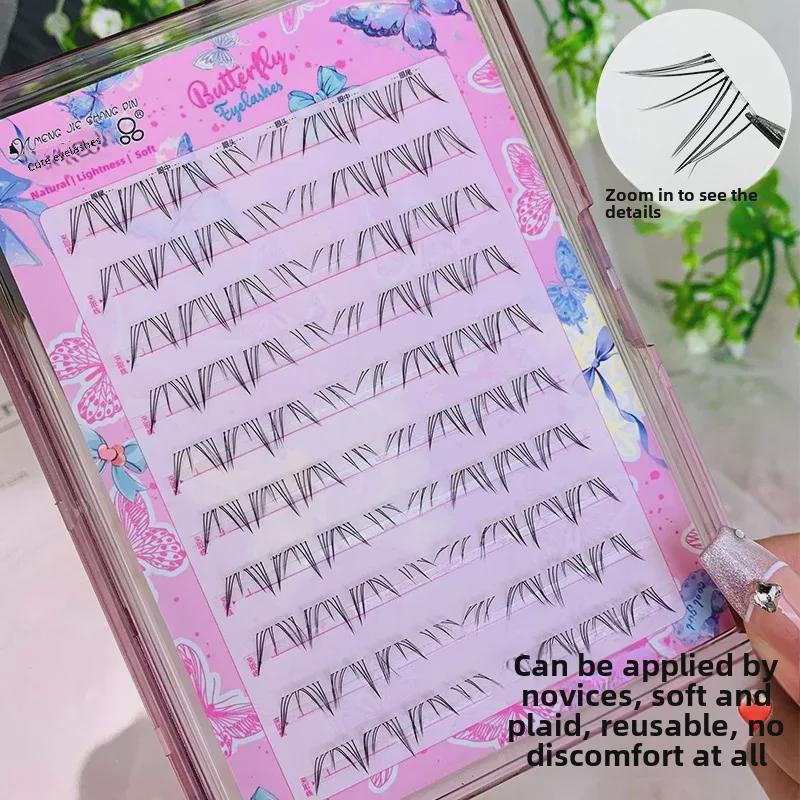 Polaris Wild Flow Clustered Thick False Eyelashes for Beginners