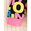2pcs Girls' Casual Alphabet Print Long Sleeve Pullover & Long Pants Set | Crew Neck Knit Polyester with Slight Stretch