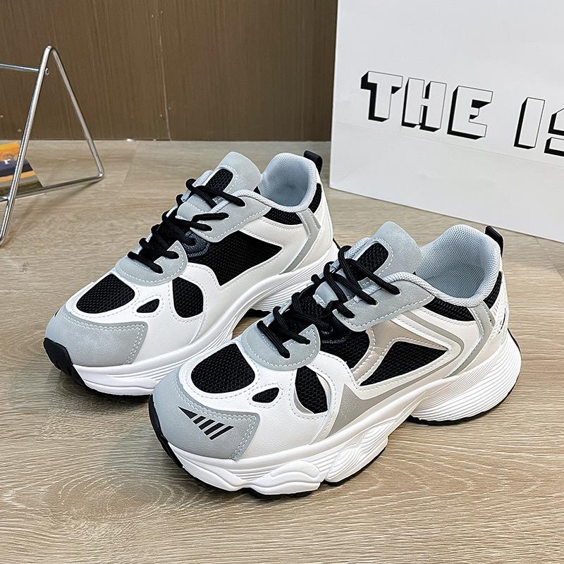 

Customized dad shoes women s autumn and winter new 2025 platform sports shoes Korean version casual versatile breathable running white shoes 40
