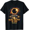 Total Eclipse At Sea 08 12 26 Solar Totality Eclipse Cruise Unisex T-Shirt