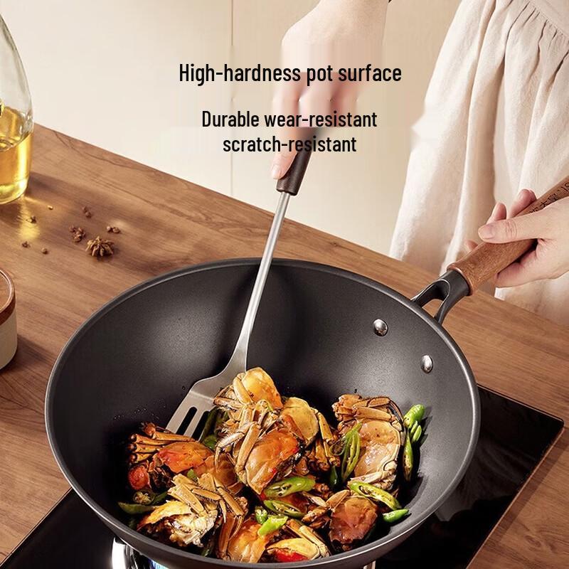 COOKER KING 32cm Non-stick Titanium Iron Wok