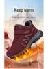 Warm Non-Slip Cotton Shoes: Cozy Soft-Soled Sneakers for Elderly Women, Perfect for Winter Walks