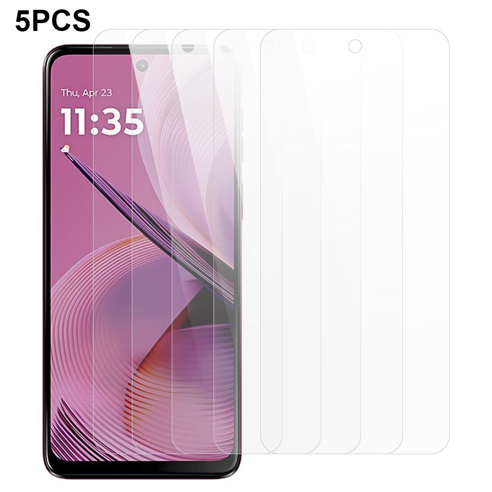 

5Pcs For Motorola Moto G55 5G Screen Protector 0.3mm 2.5D Tempered Glass Clear Film Type A