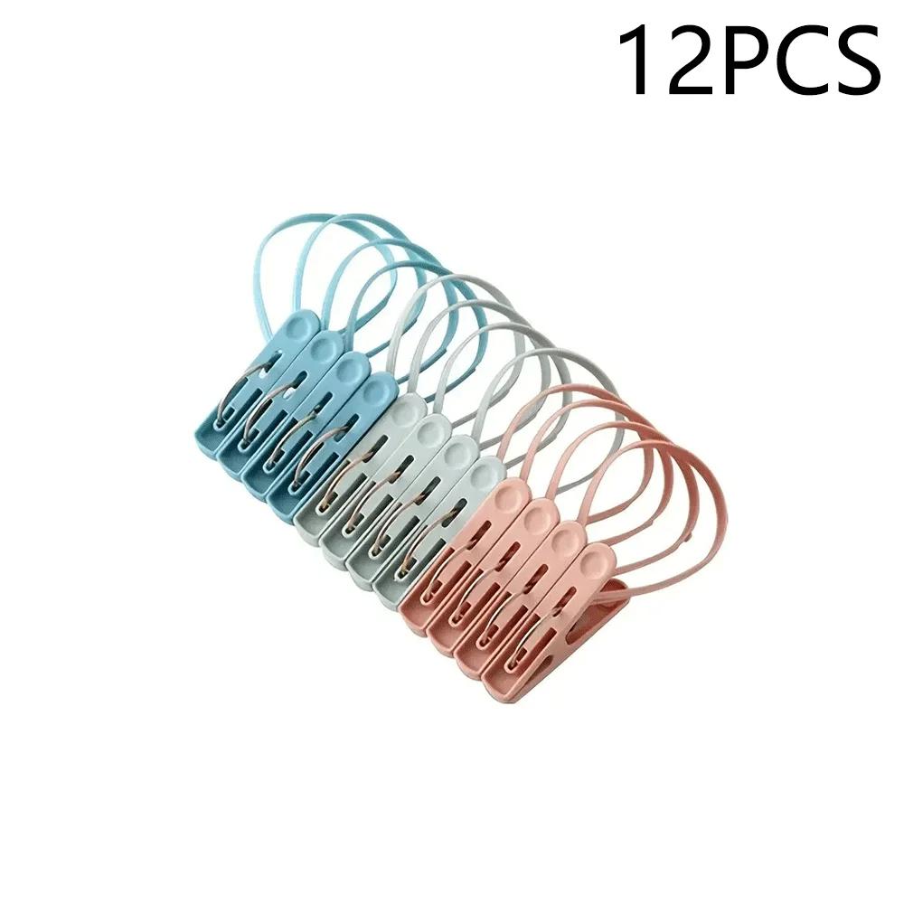 

12/24 шт. прищепки ветрозащитные прищепки для сушки белья дорожные зажимы для полотенец носки зажимы для сушки белья прищепки пластиковые прищепки для дома