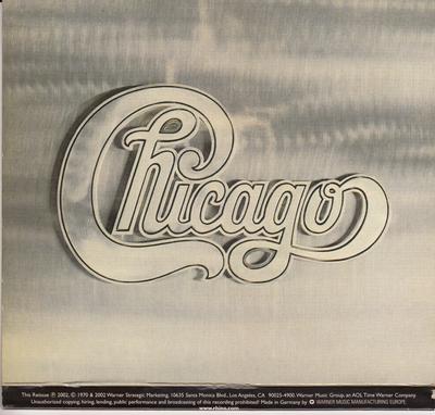 CD CHICAGO - Chicago  8122761722 Rhino Records,  2002 Europe Rock Used