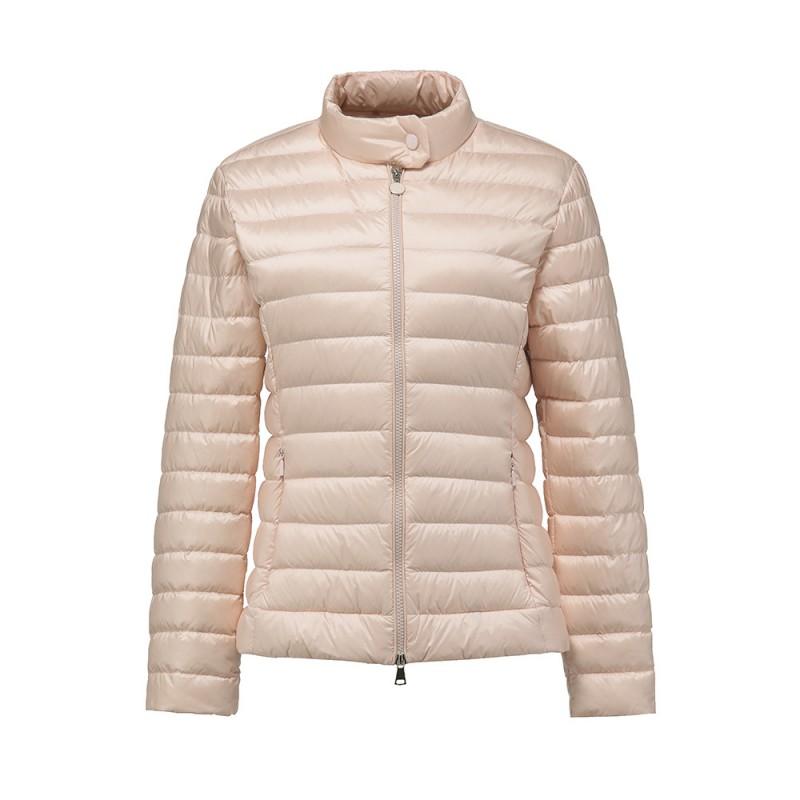 Womens Slim Fit Short Down Jacket With Stand Collar Lightweight Casual