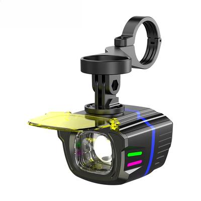 Mountain Road Bike Front Light Large Lumens Smart Remote Cycling Lamp Hanging Line Intelligent Control Bicycle Headlight
