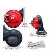 12V Snail Air Horn 48W Waterproof Train Horn 300DB Air Motorcycle Horn Auto Snail Horn for Motorcycle Car Truck SUV Boat