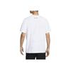Nike Logo Print Loose Fit Crew Neck Short Sleeve T-Shirt With Drop Shoulders Men Tops White HF4635-100
