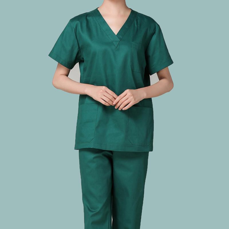Hot Multi-color Pharmacy Pet Hospital Nurse Uniforms Scrubs Tops and Pants Dentistry Spa Uniforms Medical Scrubs Uniforms