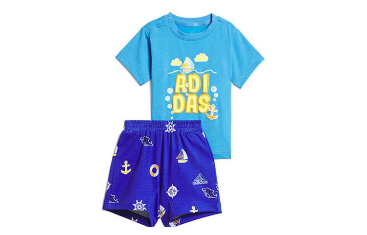 Adidas Pre School Casual Sportswear Crew Neck Moderate IA5310 86