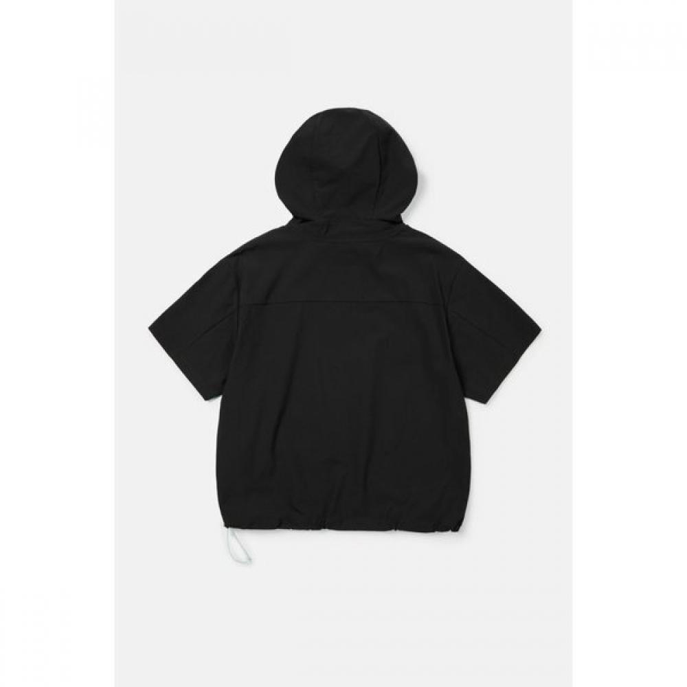 Kolon SporTS Women S ShorT Sleeve Hoodie T ShirT TvTcm25696blk