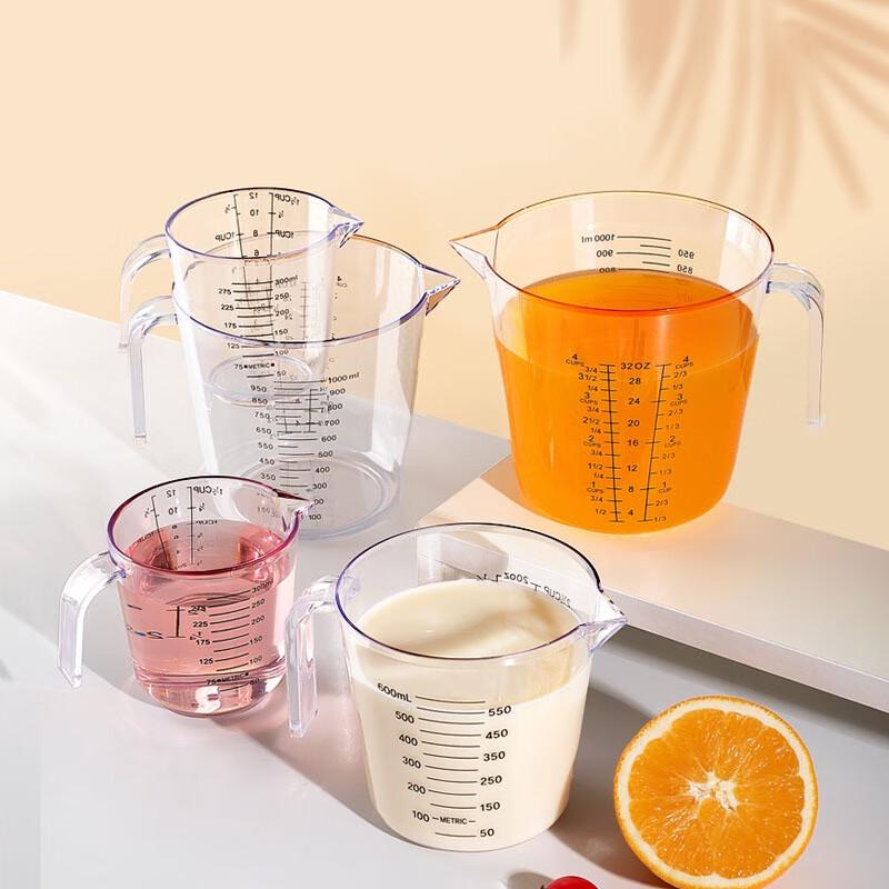 

Heat-Resistant Transparent Measuring Cup Set