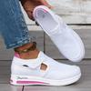 [Breathable Women's Sneakers] Comfortable & Breathable Women's Knit Low-Top Casual Sneakers | Slip-On Flat Shoes with Closure