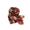 Christmas Red Plaid Couple Scarf - Imitation Cashmere Neck Warmer, Korean Style Autumn/Winter Accessory