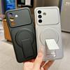 Folding Bracket Magnetic Case For Samsung Galaxy Note 20 Ultra A57 A37 A17 A54 A56 A36 A26 A35 A07 A16 A55 A34 A25 Holder Cover