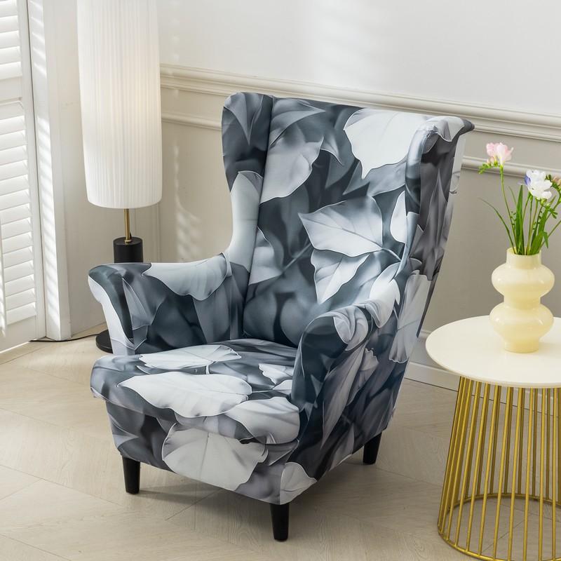 

Wing Chair Slipcovers 2piece/set Stretch Wingback Chair Covers Sofa Slipcover Wingback Armchair Slipcovers Furniture Protector 1-seater