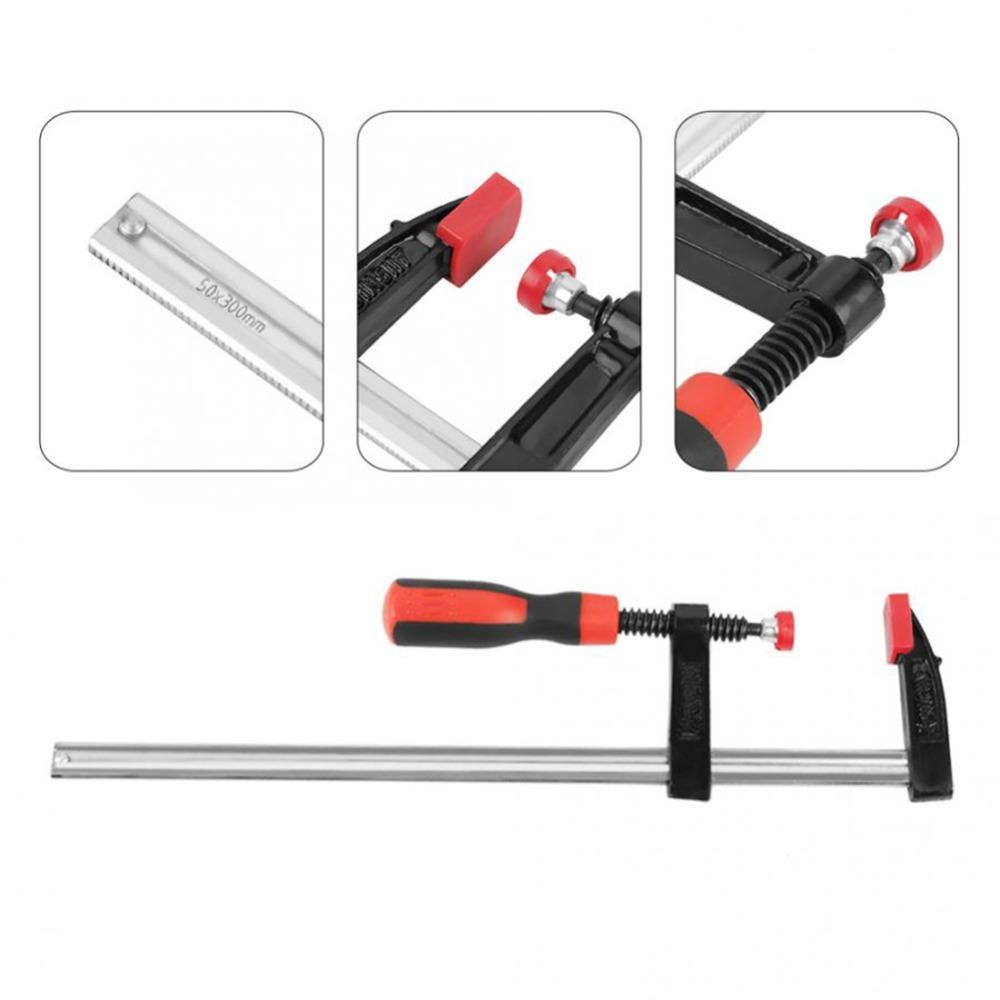 4pcs Ergonomic Grip F Style Bar Clamps Quick Slide Heavy Duty Clamps  For Woodworking