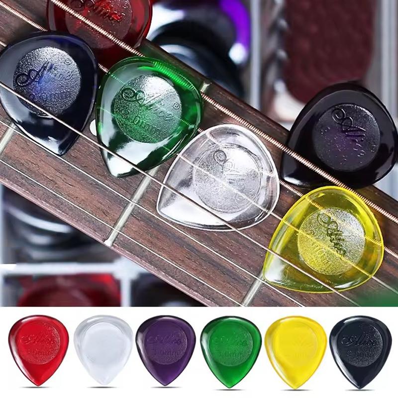 5PCS Waterdrop Shape Guitar Pick Multiple Size Available Random Assorted Color Guitar Pick Music Practice Performance Supply ZYF