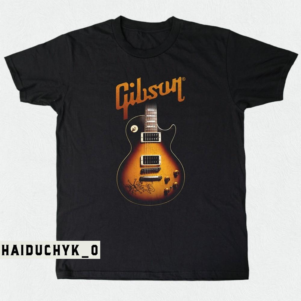 

Gibson Slash Unisex Black T-shirt S-5XL Unisex T-Shirt XXL