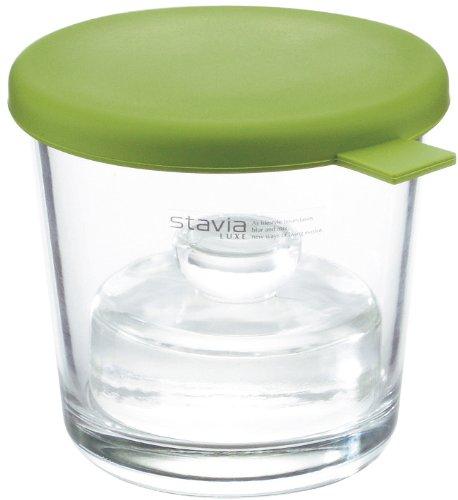 Risu Pickle Container "Glass Pickle Pot" Glass Pickle Pot, Round, Green