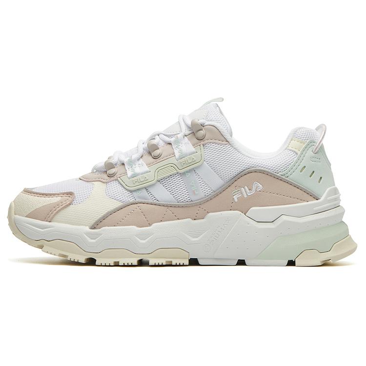 FILA TREK Baby s Breath Low top Chunky Sneakers Women s Beige White Pink F12W134155FWH 36