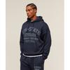 Gymshark Collegiate Hoodie Heavy Blue A4b1j Uctn