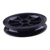 2pcs Hose Sheave Pulley 68804-25080-71 68855-25150-71 Fit For Toyota Forklift 02-6FD 02-6FG 40-6FG 42-6FG 6FD10 Black Plastic