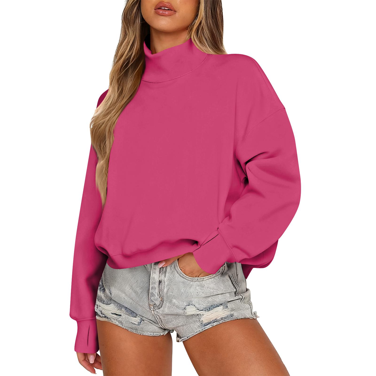 

Женский свитшот с длинным рукавом Повседневный комфортный Свободный Легкий Женский свитшот M