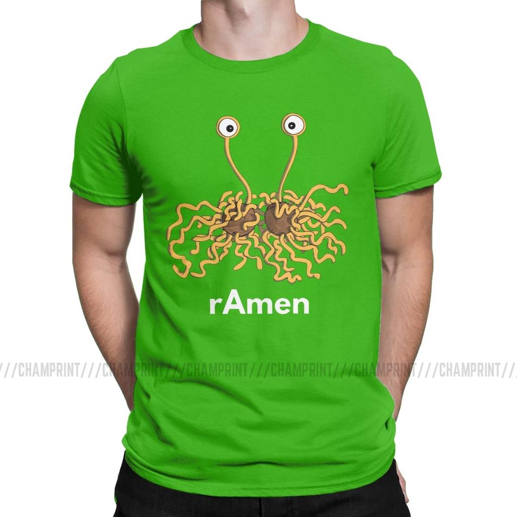 Men T Shirts Flying Spagetti Monsterism Monster Pastafarianism Skeptic Atheist Hipster Tee Shirt Fsm Religion Church