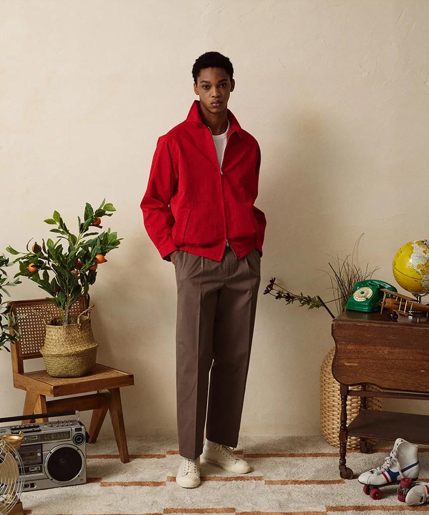 Jelolaunji [Made In The Uk] Brisbane Moss Comfort Pants Brown