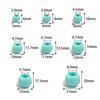 10-200pcs Acrylic Big Hole Beads Candy Color Round Loose Beads for DIY Jewelry Making Bracelets Necklace Keychain Accessories