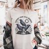 Gothic Murder Crow T-Shirt, Witchcore Raven Graphic, Nature Lover Gift