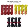 4 Pcs Tent Rope Hiking Wire Camping Supplies Firm Structure Multifunctional Windproof Outdoor Lanyard Reflective Safety